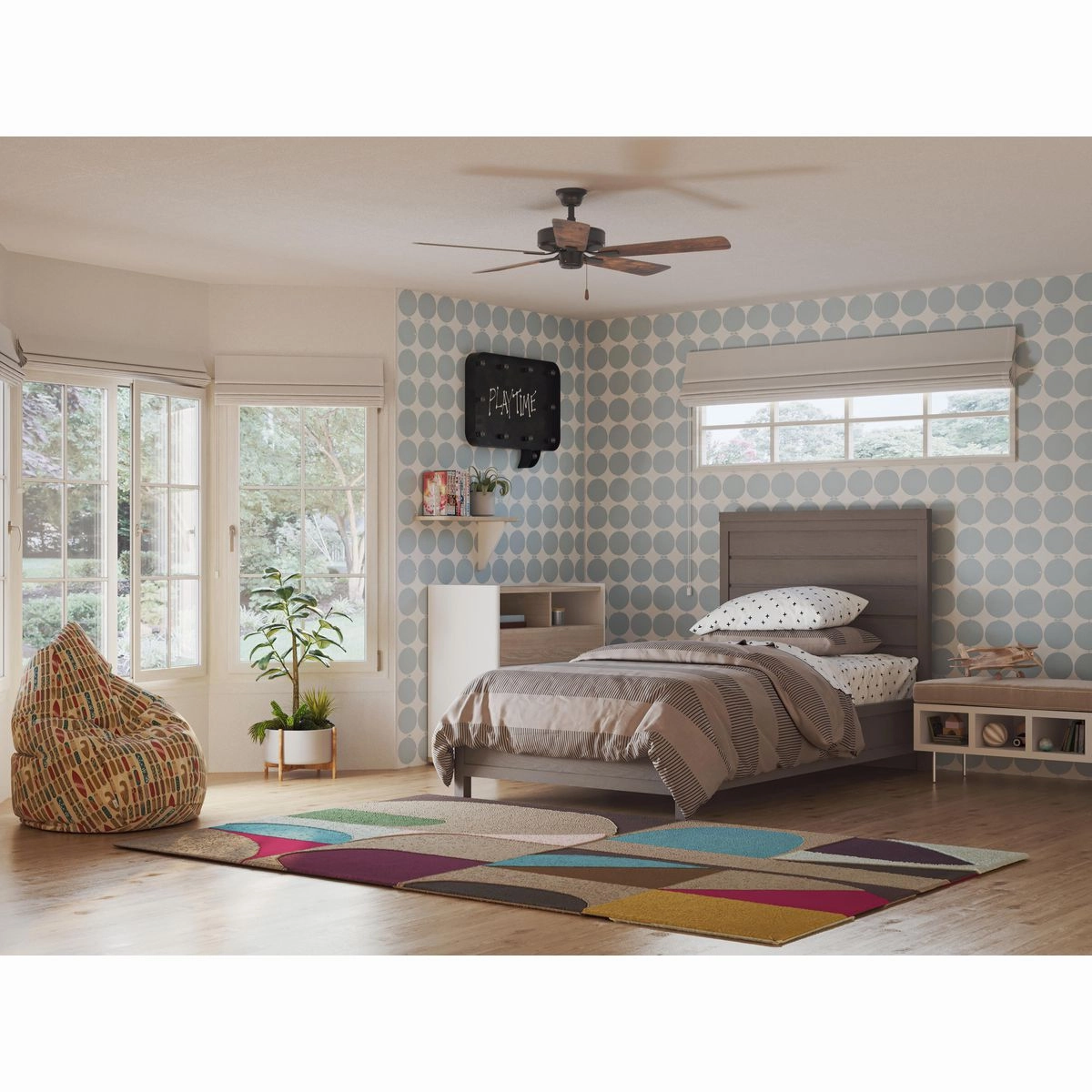 Airpro Builder Fan 52"Ceiling Fan Antique Bronze