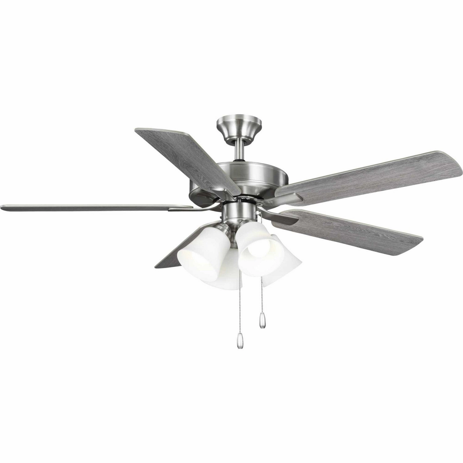 Airpro Builder Fan 52"Ceiling Fan Brushed Nickel home cooling fans in medium size