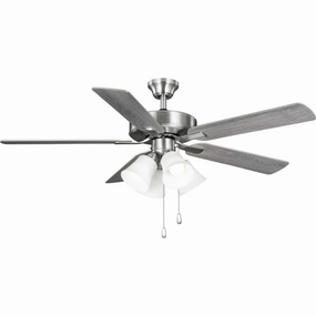 Airpro Builder Fan 52"Ceiling Fan Brushed Nickel home cooling fans in medium size