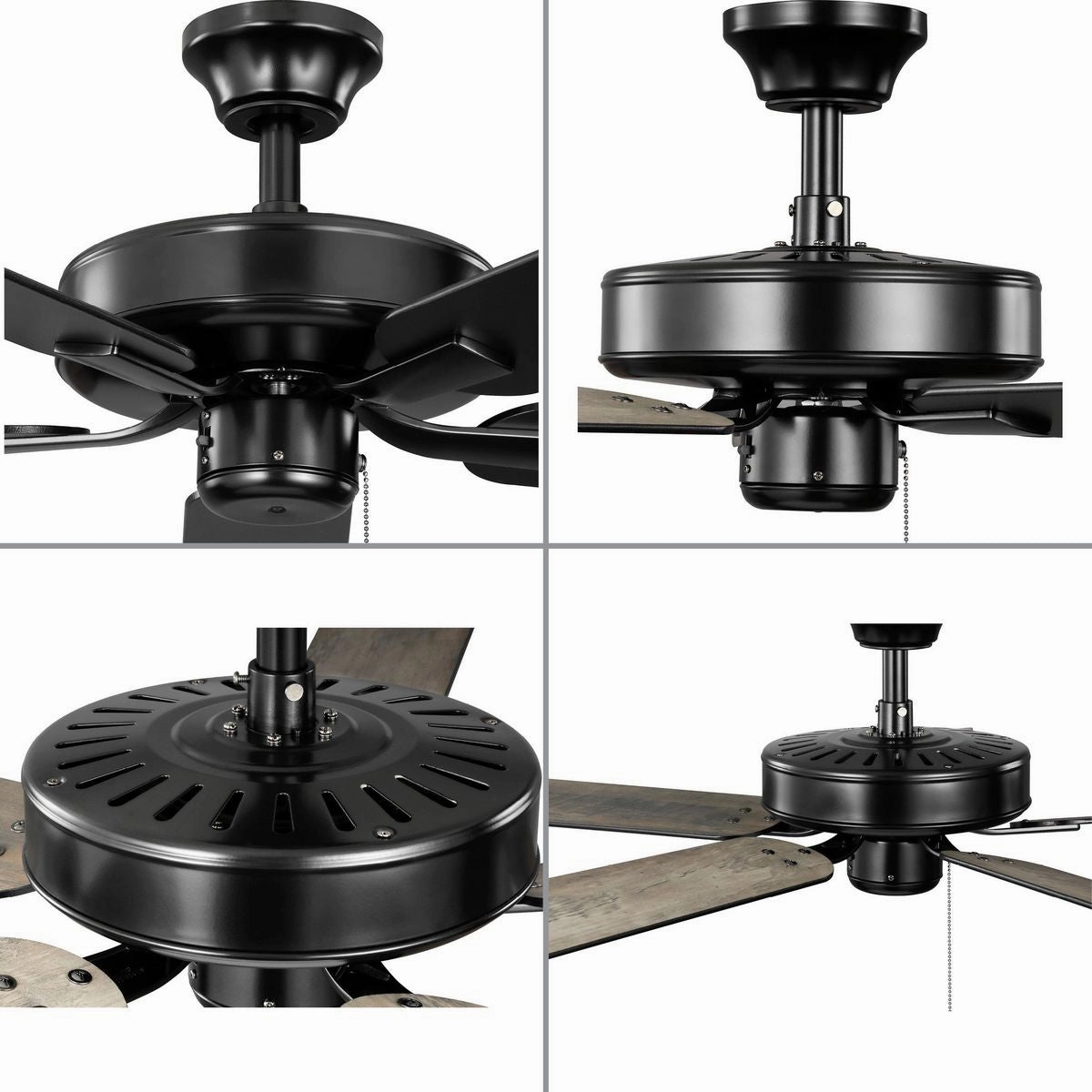 Airpro Builder Fan 52"Ceiling Fan Matte Black