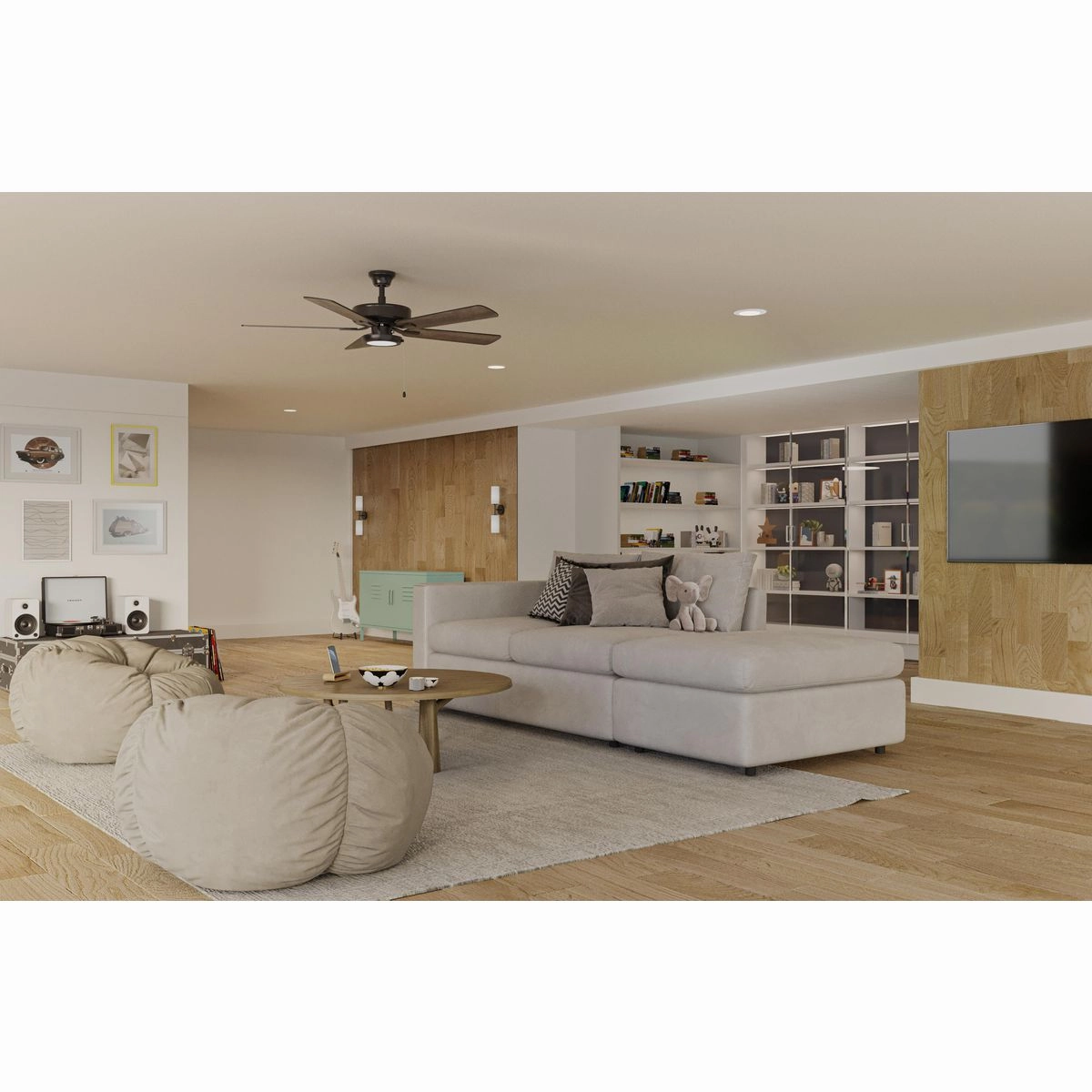 Airpro Builder Fan 52"Ceiling Fan Matte Black
