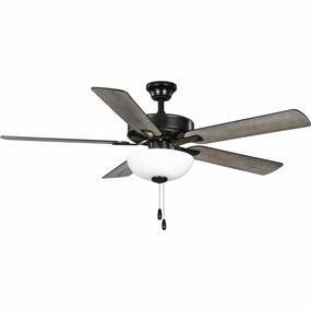Airpro Builder Fan 52"Ceiling Fan Matte Black stylish medium fans for contemporary homes