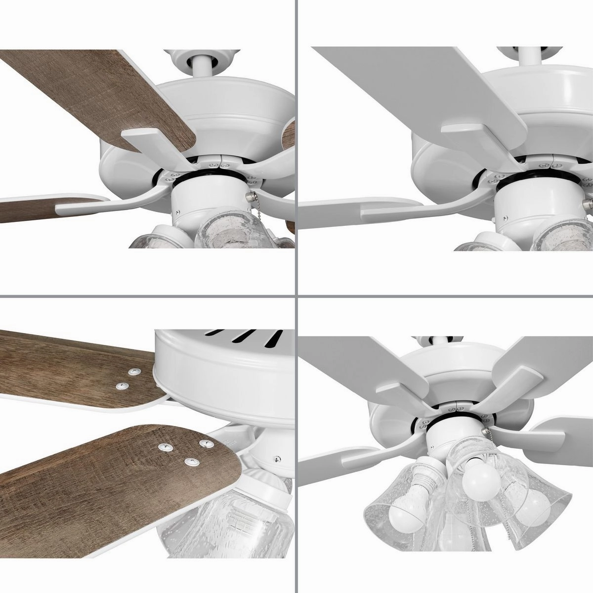 Airpro Builder Fan 52"Ceiling Fan White