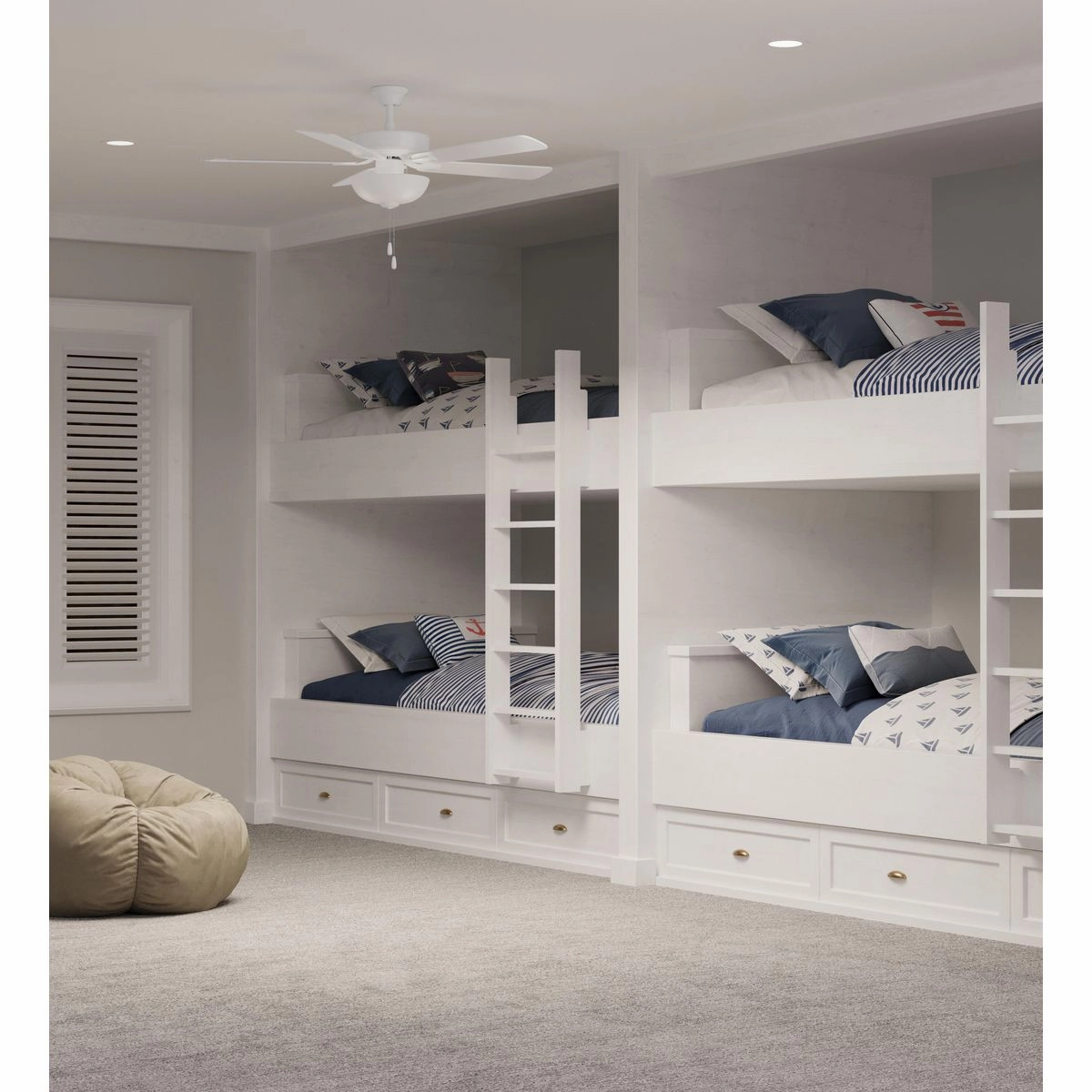 Airpro Builder Fan 52"Ceiling Fan White