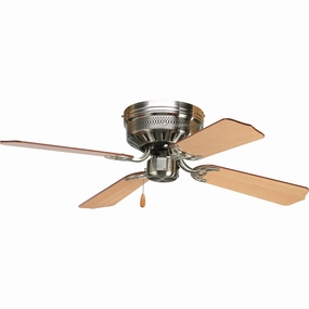 Airpro Hugger 42"Ceiling Fan Brushed Nickel space-saving huggers with modern style