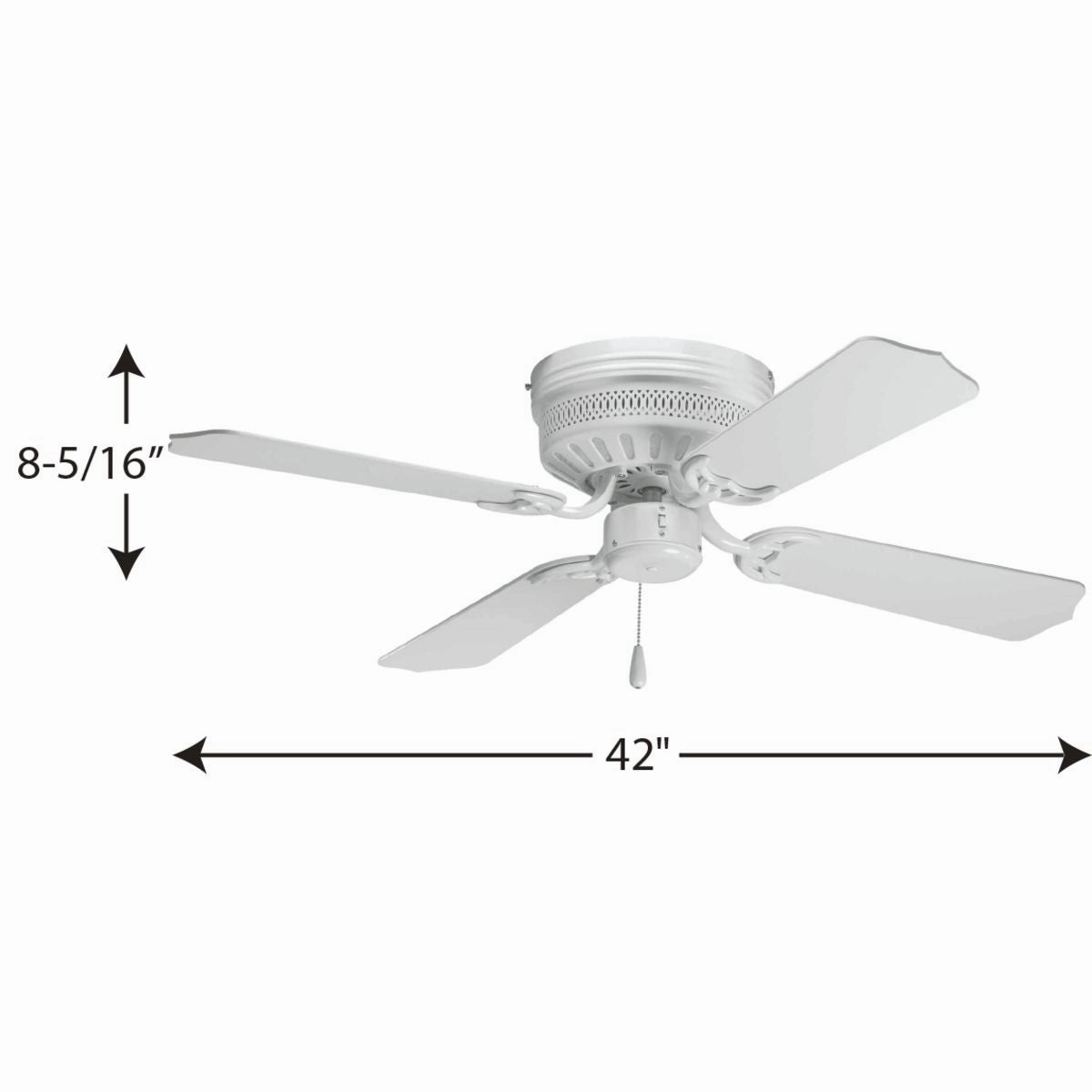 Airpro Hugger 42"Ceiling Fan White