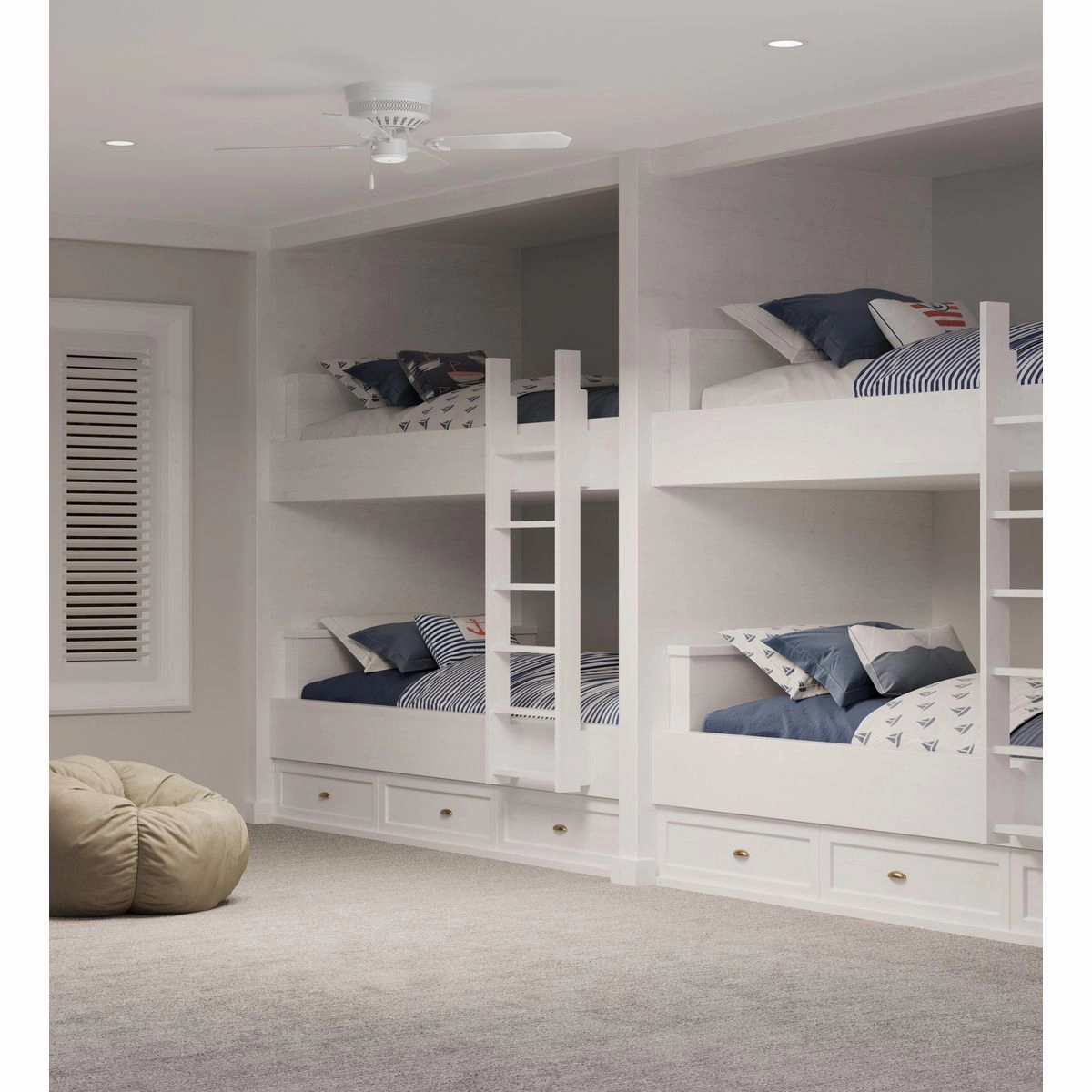 Airpro Hugger 42"Ceiling Fan White