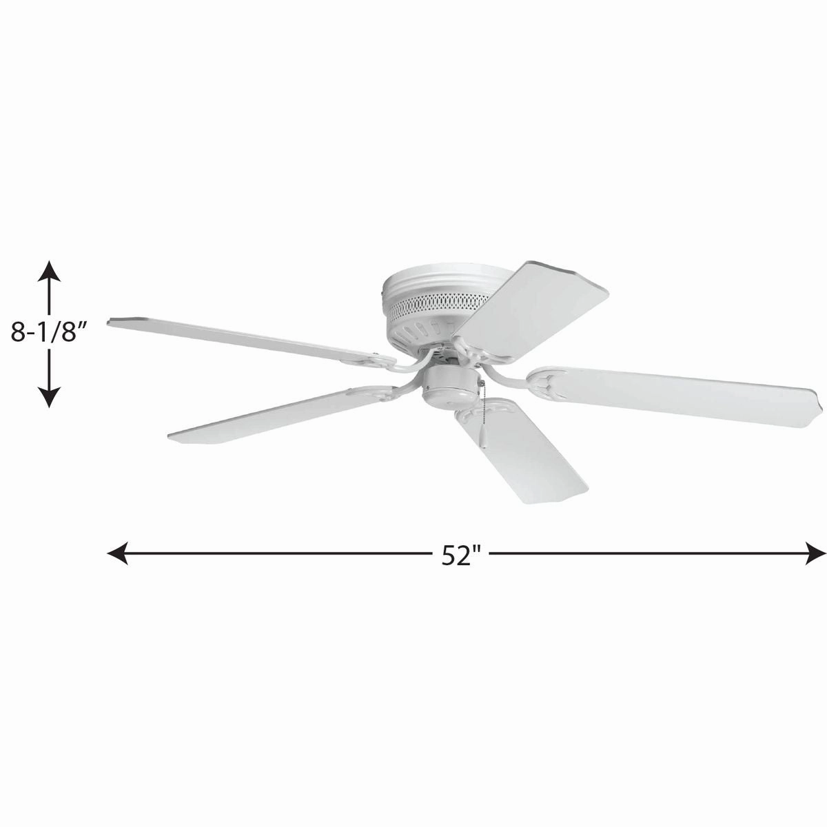 Airpro Hugger 52"Ceiling Fan White