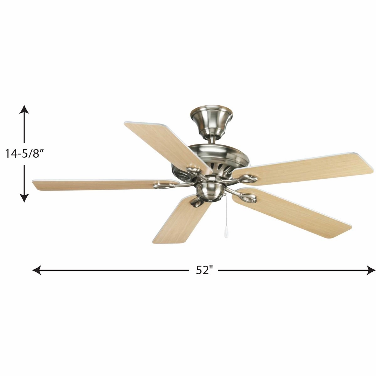 Airpro Signature 52"Ceiling Fan Brushed Nickel