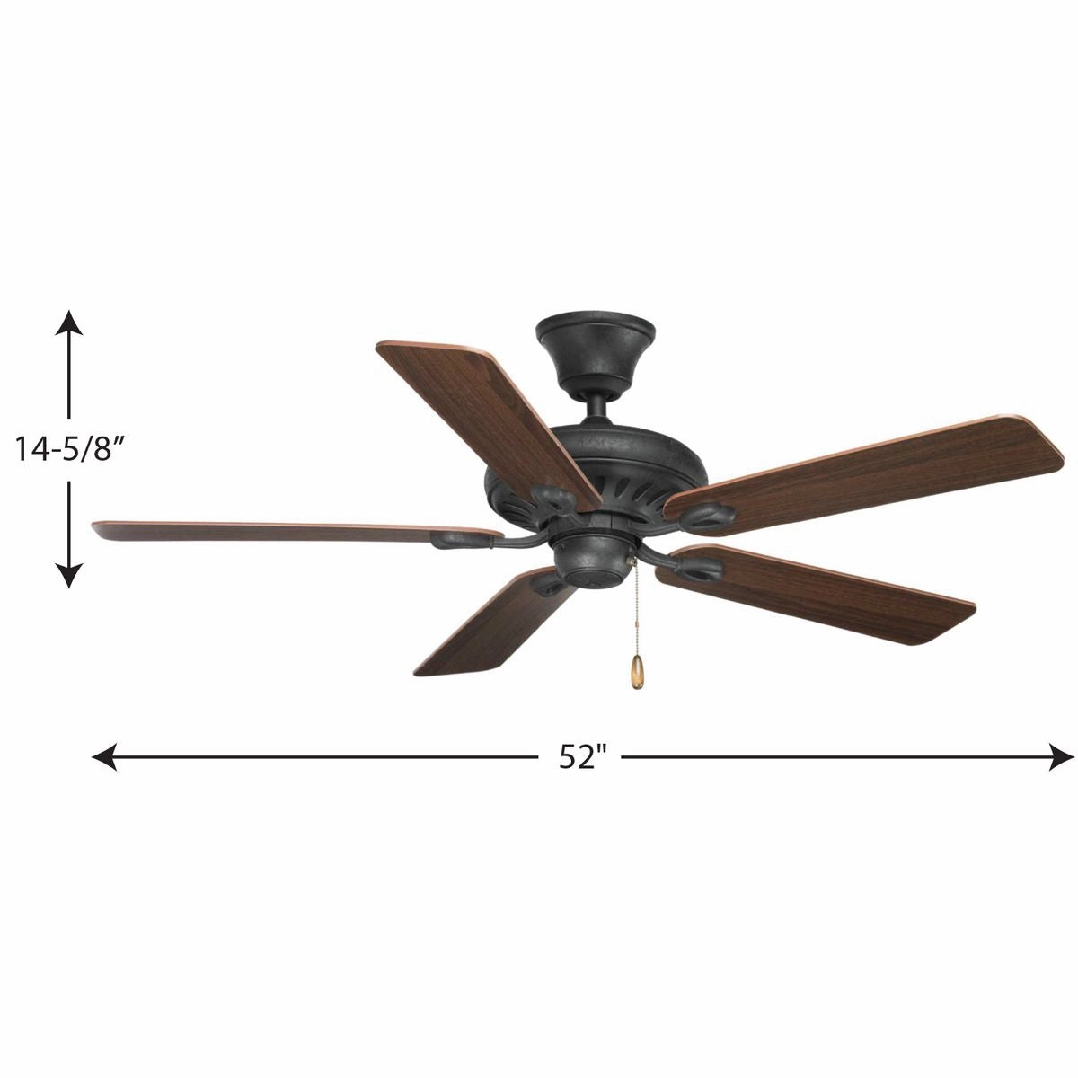Airpro Signature 52"Ceiling Fan Forged Black