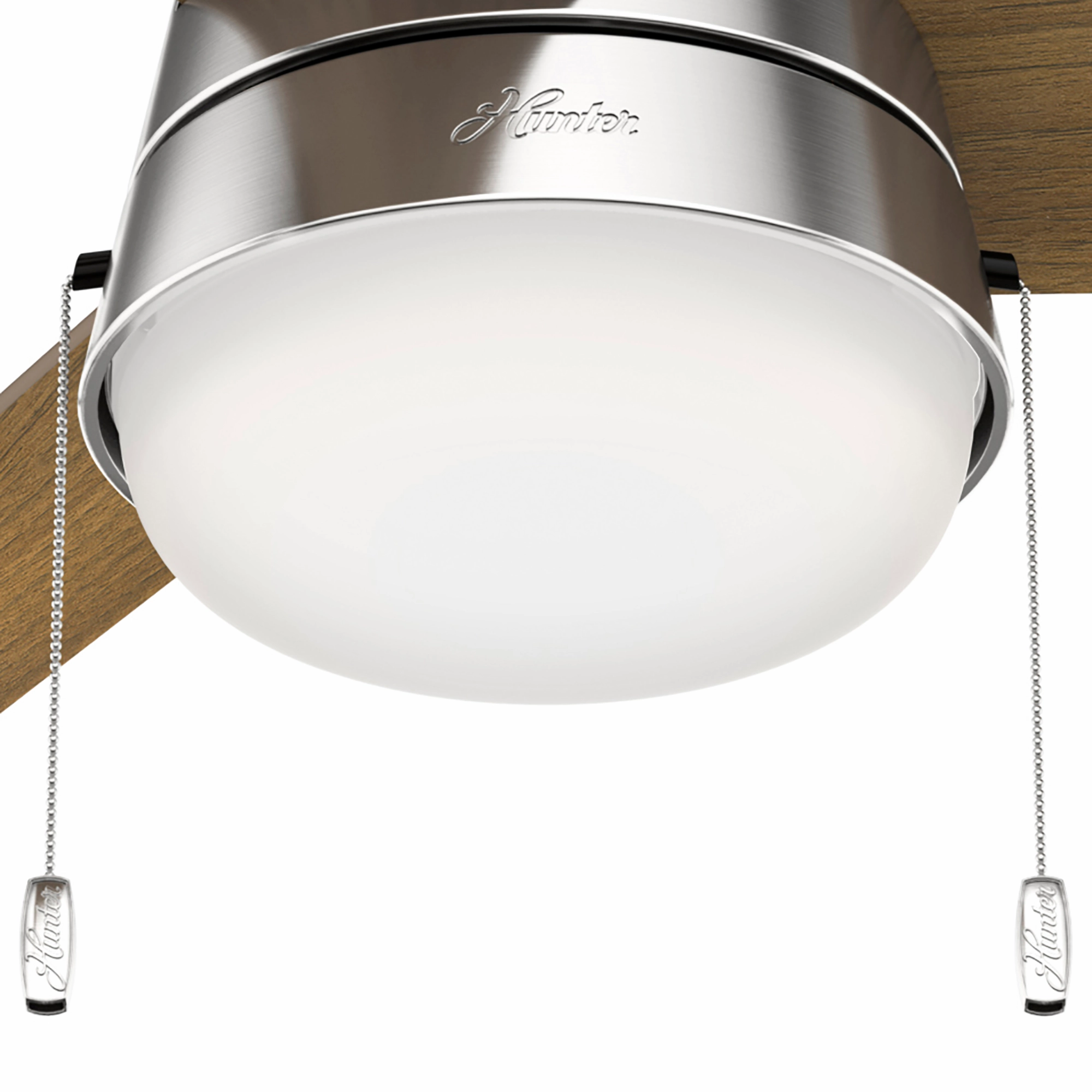 Aker 52"Ceiling Fan Brushed Nickel