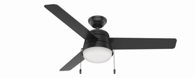 Aker 52"Ceiling Fan Matte Black home cooling fans in medium size