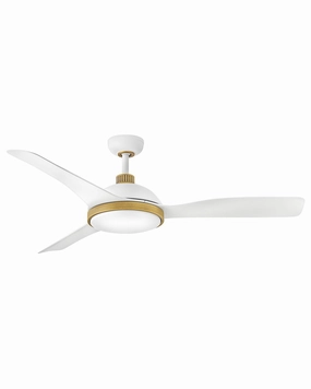 Alba 56"Ceiling Fan Matte White portable medium fans with handle design