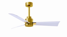 Alessandra 42"Ceiling Fan Brushed Brass best small fans for home and travel