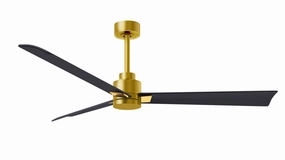 Alessandra 56"Ceiling Fan Brushed Brass medium electric fans for multi-room use