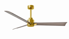 Alessandra 56"Ceiling Fan Brushed Brass versatile medium fans for any space