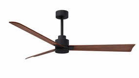 Alessandra 56"Ceiling Fan Matte Black energy-efficient medium fans with remote