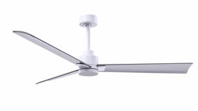 Alessandra 56"Ceiling Fan Matte White energy-efficient medium fans with remote