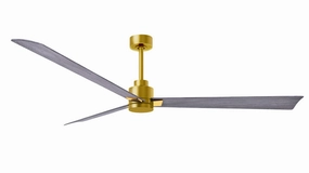 Alessandra 72"Ceiling Fan Brushed Brass oscillating medium fans with strong airflow