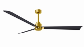 Alessandra 72"Ceiling Fan Brushed Brass energy-efficient medium fans with remote