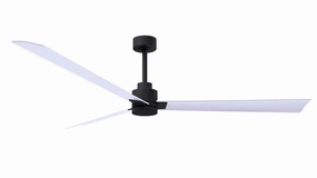 Alessandra 72"Ceiling Fan Matte Black medium electric fans for multi-room use