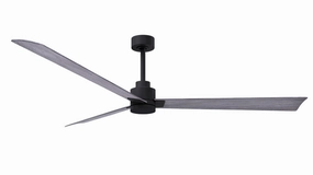 Alessandra 72"Ceiling Fan Matte Black compact medium fans for desks and counters