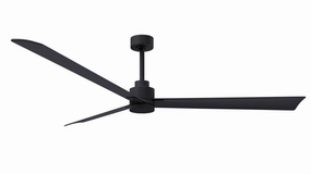 Alessandra 72"Ceiling Fan Matte Black medium size fans for home ventilation