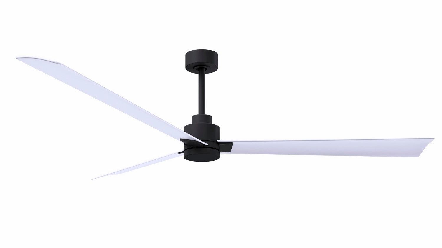Alessandra 72"Ceiling Fan Matte Black medium electric fans for multi-room use