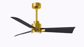 Alessandra - LK 42"Ceiling Fan Brushed Brass best small fans for home and travel
