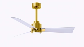 Alessandra - LK 42"Ceiling Fan Brushed Brass best small fans for home and travel