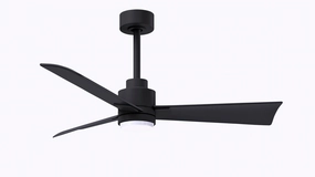 Alessandra - LK 42"Ceiling Fan Matte Black best small fans for home and travel