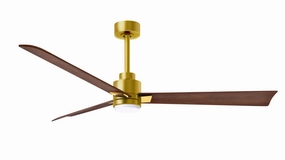 Alessandra - LK 56"Ceiling Fan Brushed Brass portable medium fans with handle design