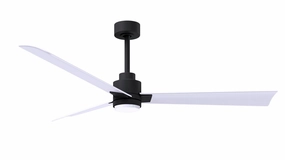 Alessandra - LK 56"Ceiling Fan Matte Black home cooling fans in medium size