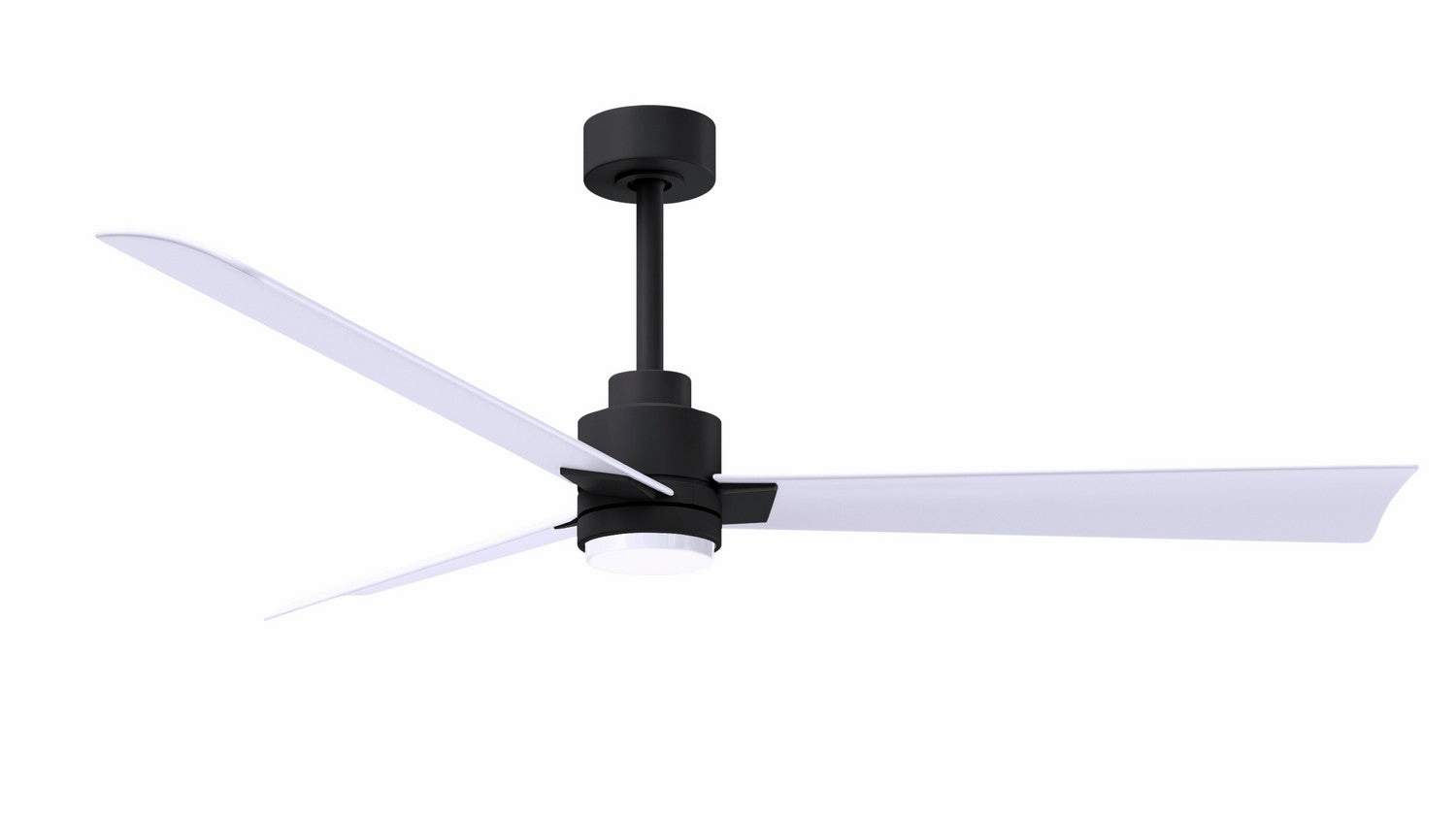 Alessandra - LK 56"Ceiling Fan Matte Black home cooling fans in medium size