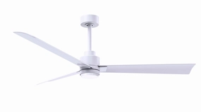Alessandra - LK 56"Ceiling Fan Matte White portable medium fans with handle design