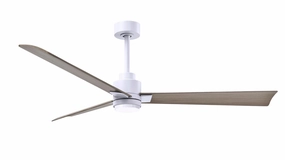 Alessandra - LK 56"Ceiling Fan Matte White portable medium fans with handle design