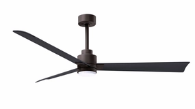 Alessandra - LK 56"Ceiling Fan Textured Bronze stylish medium fans for contemporary homes