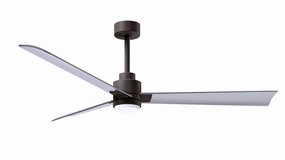 Alessandra - LK 56"Ceiling Fan Textured Bronze affordable medium fans for summer