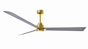 Alessandra - LK 72"Ceiling Fan Brushed Brass energy-efficient medium fans with remote