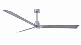Alessandra - LK 72"Ceiling Fan Brushed Nickel portable medium fans with handle design