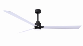 Alessandra - LK 72"Ceiling Fan Matte Black medium electric fans for multi-room use