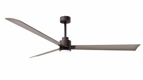 Alessandra - LK 72"Ceiling Fan Textured Bronze medium electric fans for multi-room use