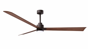 Alessandra - LK 72"Ceiling Fan Textured Bronze quiet medium fans for living room use