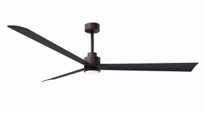 Alessandra - LK 72"Ceiling Fan Textured Bronze compact medium fans for desks and counters