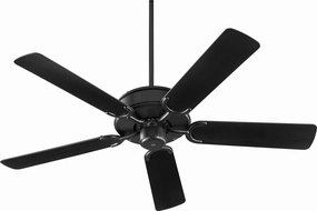 All-Weather Allure 52"Patio Fan Textured Black stylish medium fans for contemporary homes