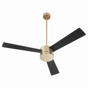 Allegro 52" Ceiling Fan Aged Brass energy-efficient medium fans with remote