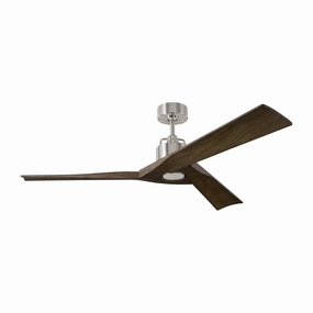 Alma 52"Ceiling Fan Brushed Steel energy-efficient medium fans with remote