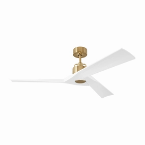 Alma 52"Ceiling Fan Burnished Brass home cooling fans in medium size