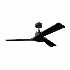 Alma 52"Ceiling Fan Midnight Black home cooling fans in medium size