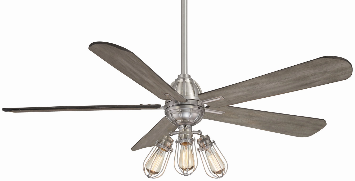 Alva 56"Ceiling Fan Brushed Nickel portable medium fans with handle design